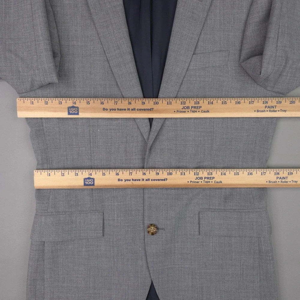 J Crew Blazer Mens 36 Short Gray Wool Thompson Classic Fit Suit Jacket Preppy